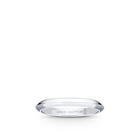 LV Diamonds 2,5 mm breiter Ehering, Platin Schmuck Kategorien Wedding Bands | LOUIS VUITTON (Zoom)