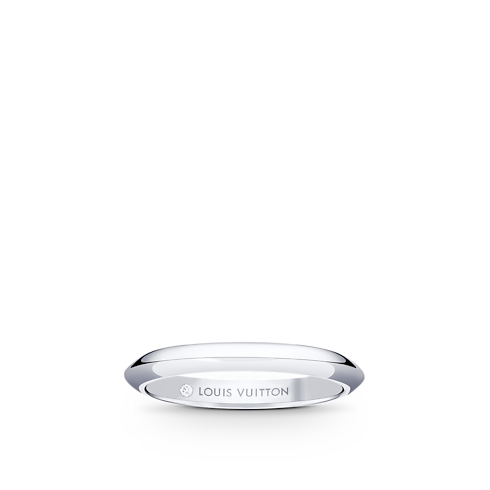 LV Diamonds 2,5 mm breiter Ehering, Platin Schmuck Kategorien Wedding Bands | LOUIS VUITTON (Zoom)