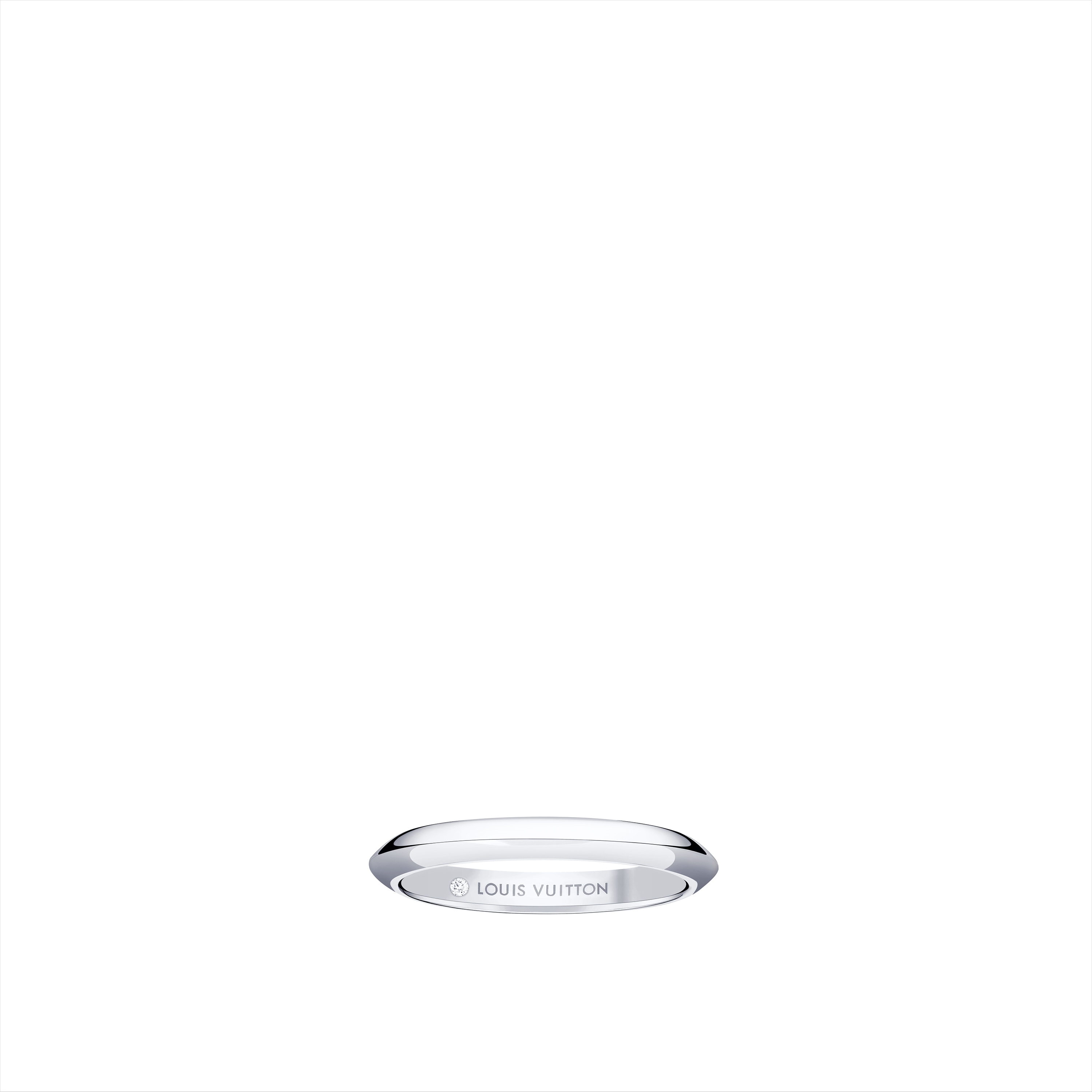 LV Diamonds 2,5 mm breiter Ehering, Platin  Schmuck Kategorien Wedding Bands | LOUIS VUITTON (Zoom)
