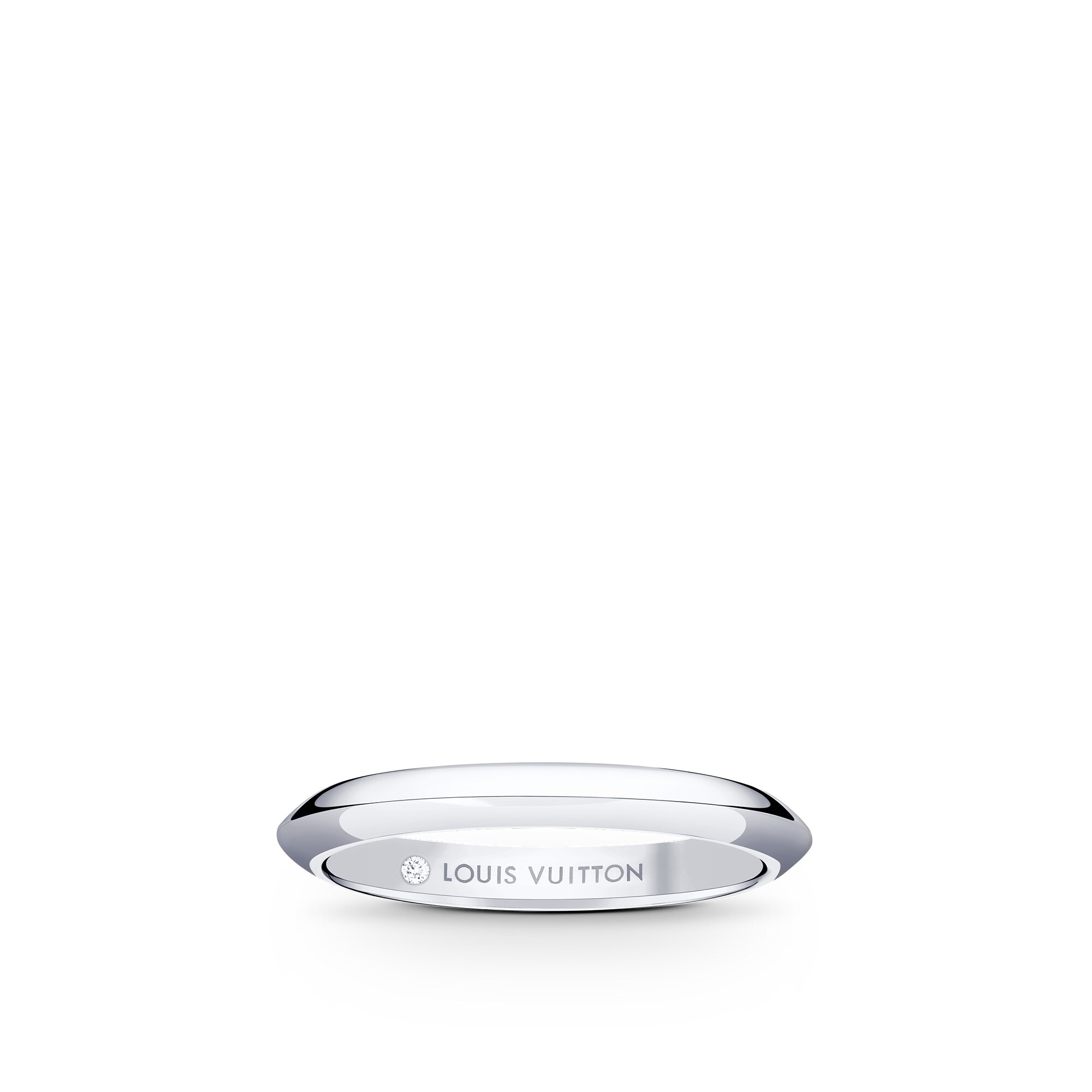 LV Diamonds 2,5 mm breiter Ehering, Platin  Schmuck Kategorien Wedding Bands | LOUIS VUITTON (Zoom)