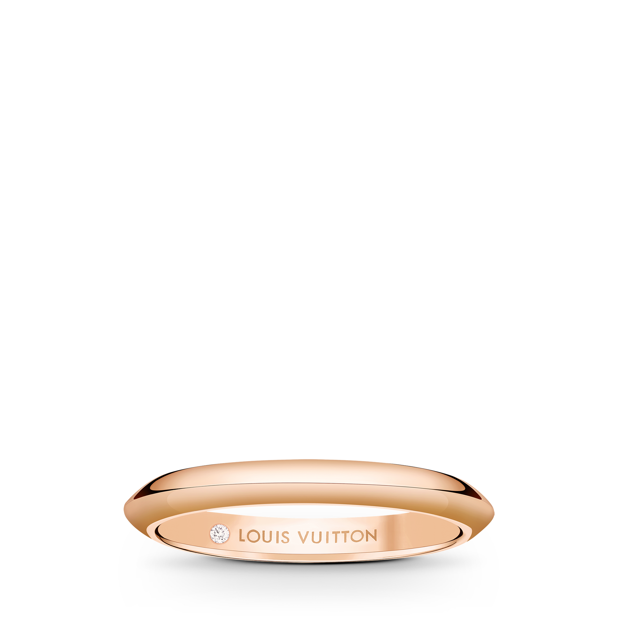 LV Diamonds 2,5 mm breiter Ehering, Roségold  Schmuck Kategorien Wedding Bands | LOUIS VUITTON (Zoom)
