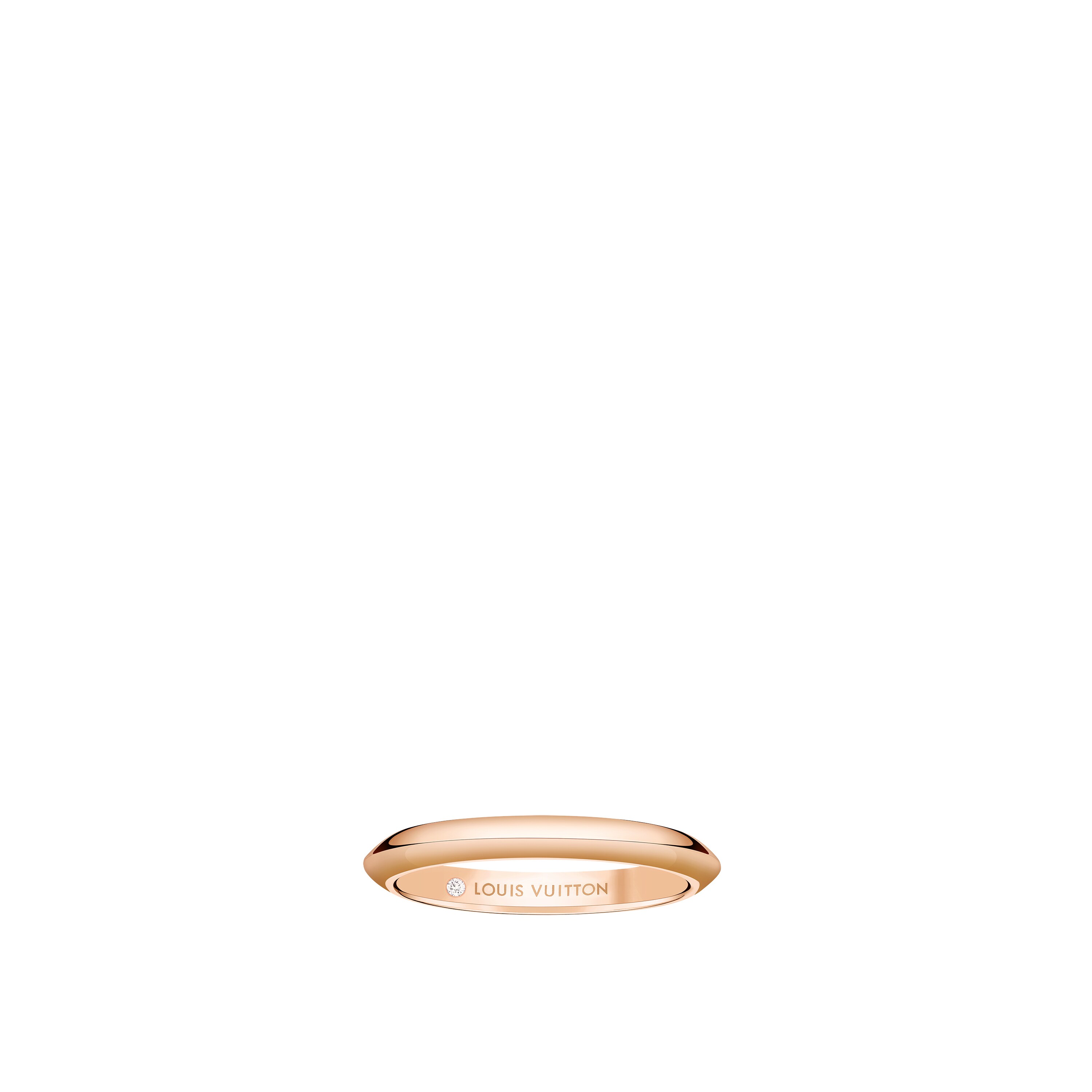LV Diamonds 2,5 mm breiter Ehering, Roségold  Schmuck Kategorien Wedding Bands | LOUIS VUITTON (Zoom)