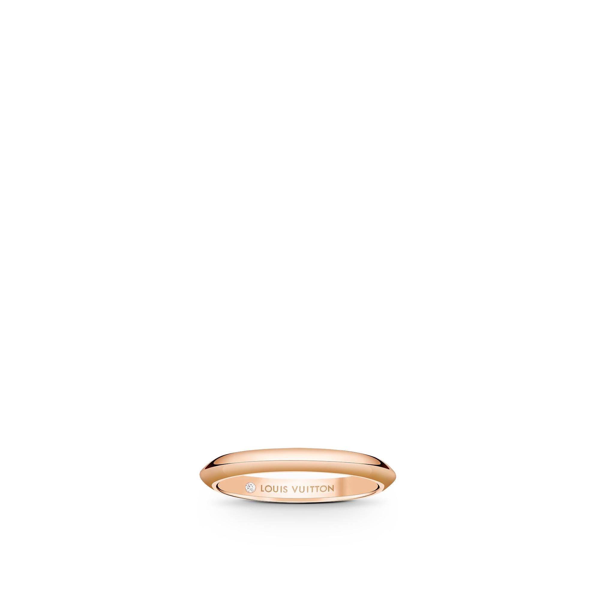 LV Diamonds 2,5 mm breiter Ehering, Roségold  Jewelry Kategorien Wedding Bands | LOUIS VUITTON (Zoom)