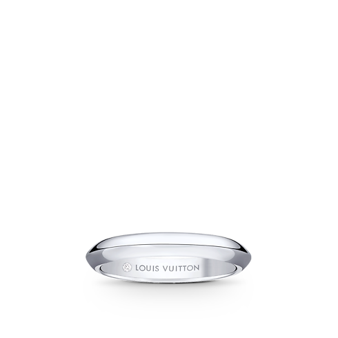 LV Diamonds 3 mm breiter Ehering, Platin Schmuck Kategorien Wedding Bands | LOUIS VUITTON (Zoom)
