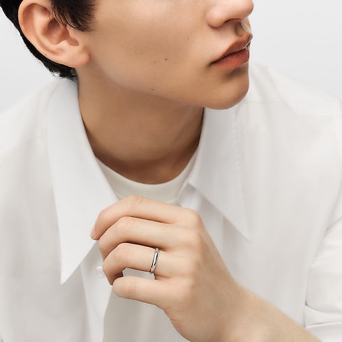 LV Diamonds 3 mm breiter Ehering, Platin Schmuck Kategorien Wedding Bands | LOUIS VUITTON (Zoom)