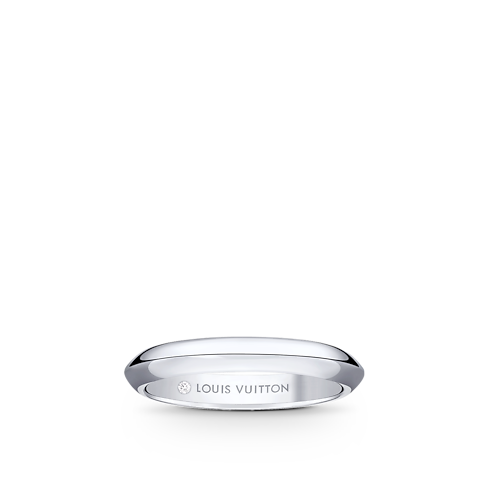 LV Diamonds 3 mm breiter Ehering, Platin Schmuck Kategorien Wedding Bands | LOUIS VUITTON (Zoom)