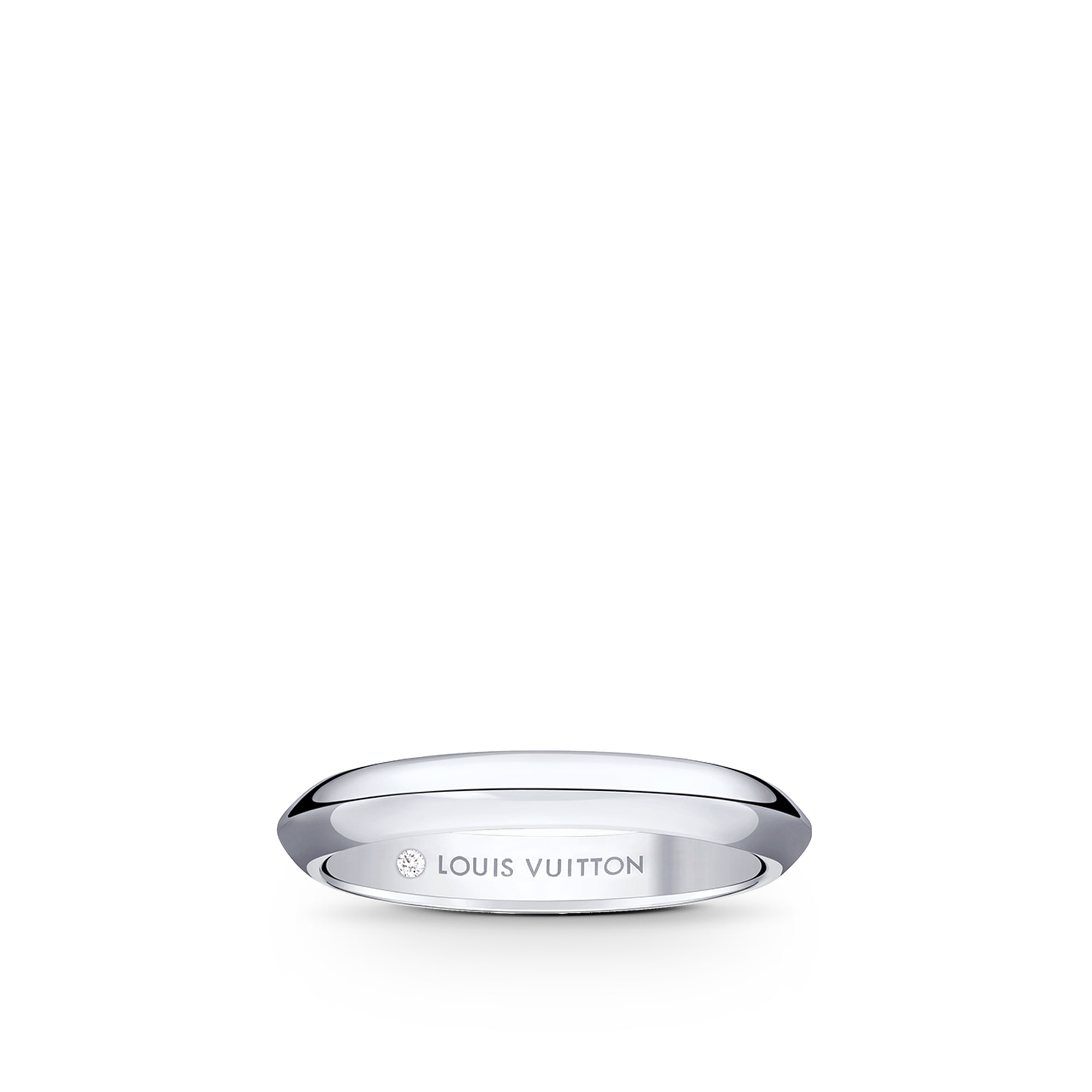 LV Diamonds 3 mm breiter Ehering, Platin  Schmuck Kategorien Wedding Bands | LOUIS VUITTON (Zoom)