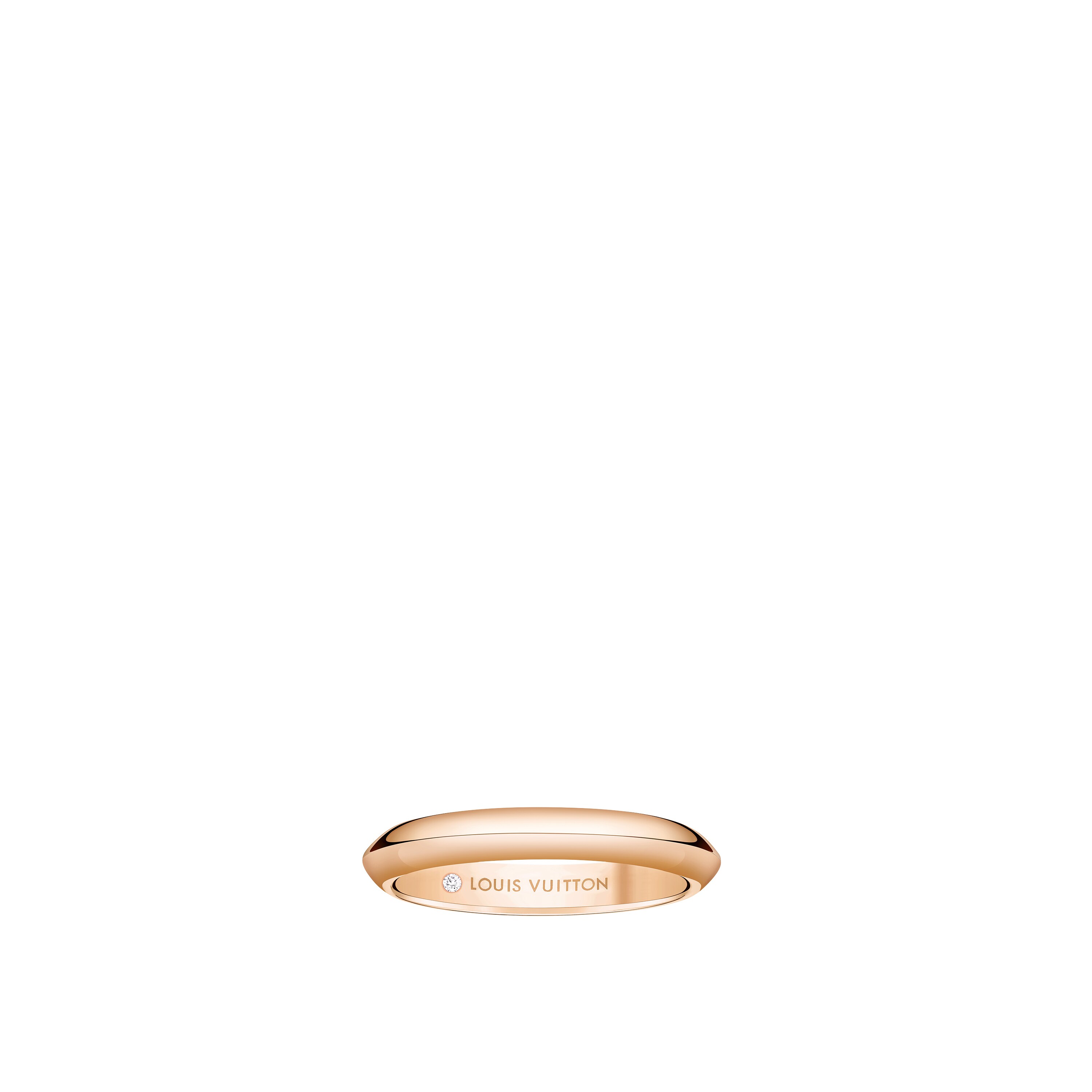 LV Diamonds 3 mm breiter Ehering, Roségold  Schmuck Kategorien Wedding Bands | LOUIS VUITTON (Zoom)