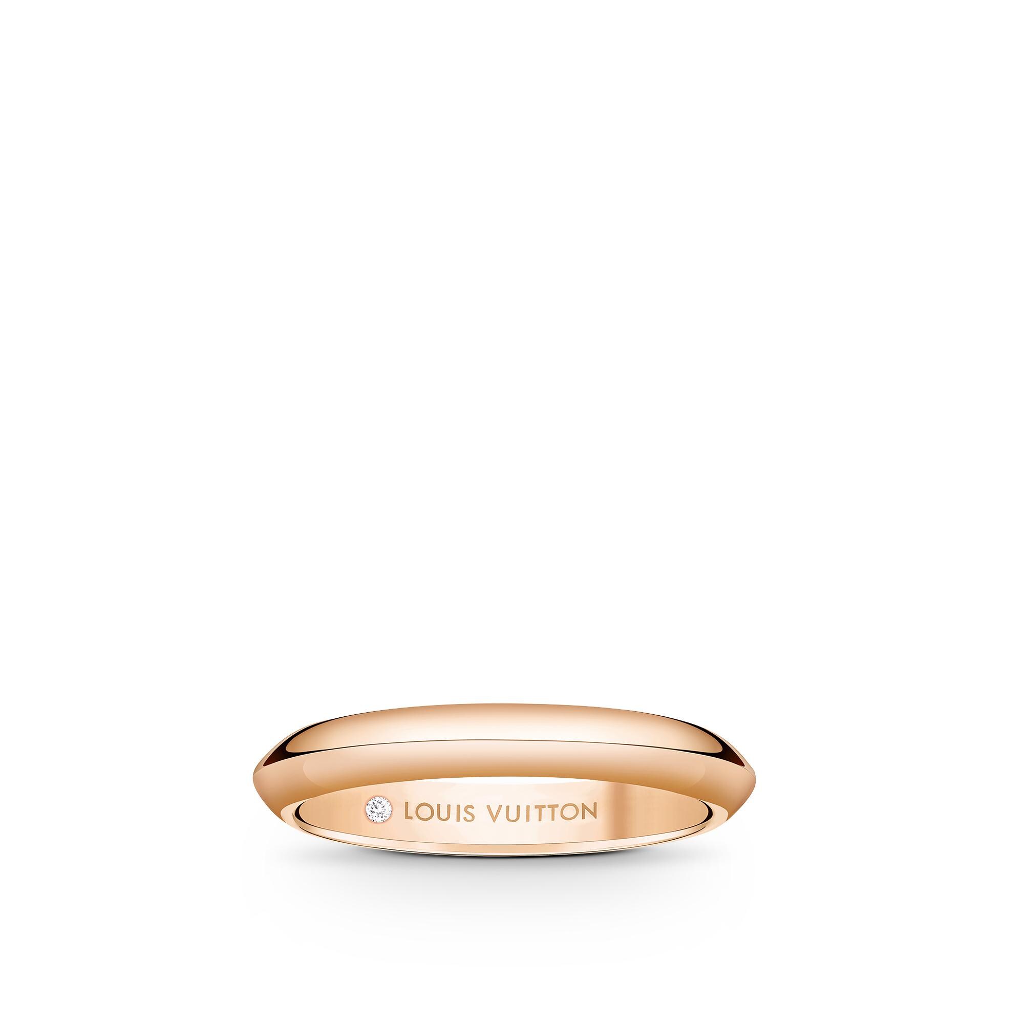 LV Diamonds 3 mm breiter Ehering, Roségold  Schmuck Kategorien Wedding Bands | LOUIS VUITTON (Zoom)