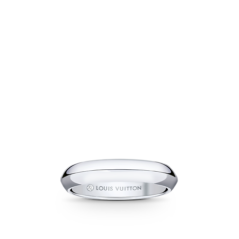 LV Diamonds 4 mm breiter Ehering, Platin Schmuck Kategorien Wedding Bands | LOUIS VUITTON (Zoom)