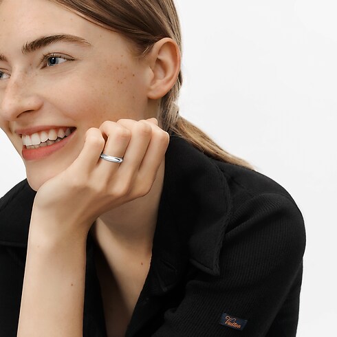 LV Diamonds 4 mm breiter Ehering, Platin Schmuck Kategorien Wedding Bands | LOUIS VUITTON (Zoom)