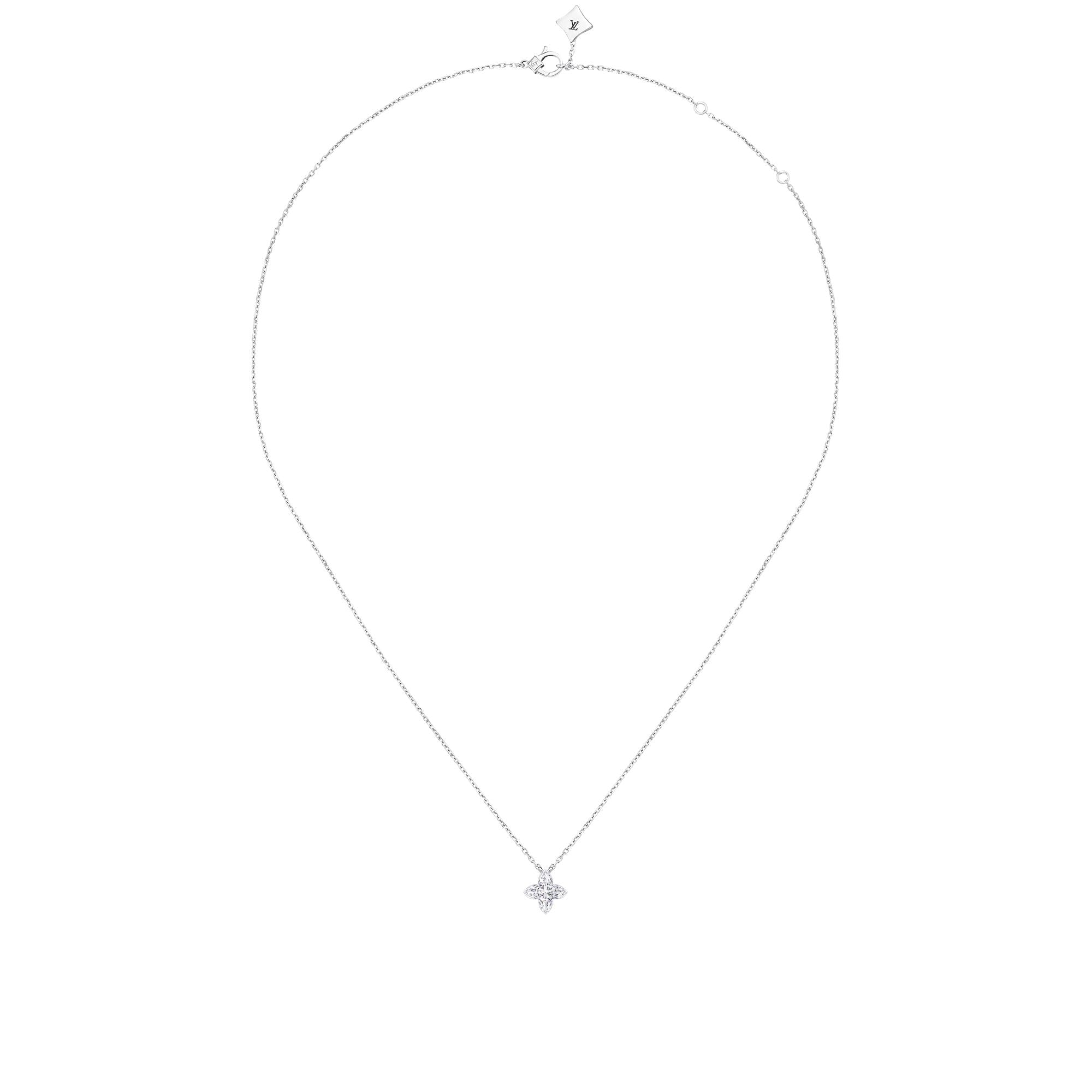 LV Diamonds Anhänger mit Halskette, LV Monogram Sternschliff  Schmuck Kollektionen LV Diamonds | LOUIS VUITTON (Zoom)