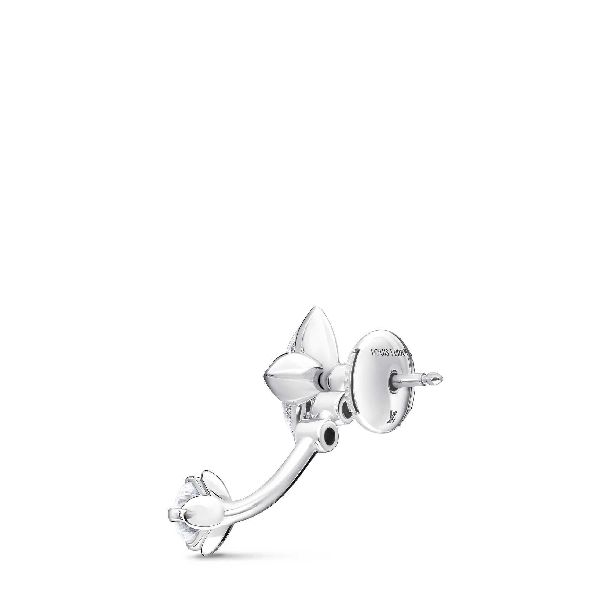 LV Diamonds doppelter Ohrstecker, runder Brillantschliff - Einzelstück  Schmuck Kollektionen LV Diamonds | LOUIS VUITTON (Zoom)
