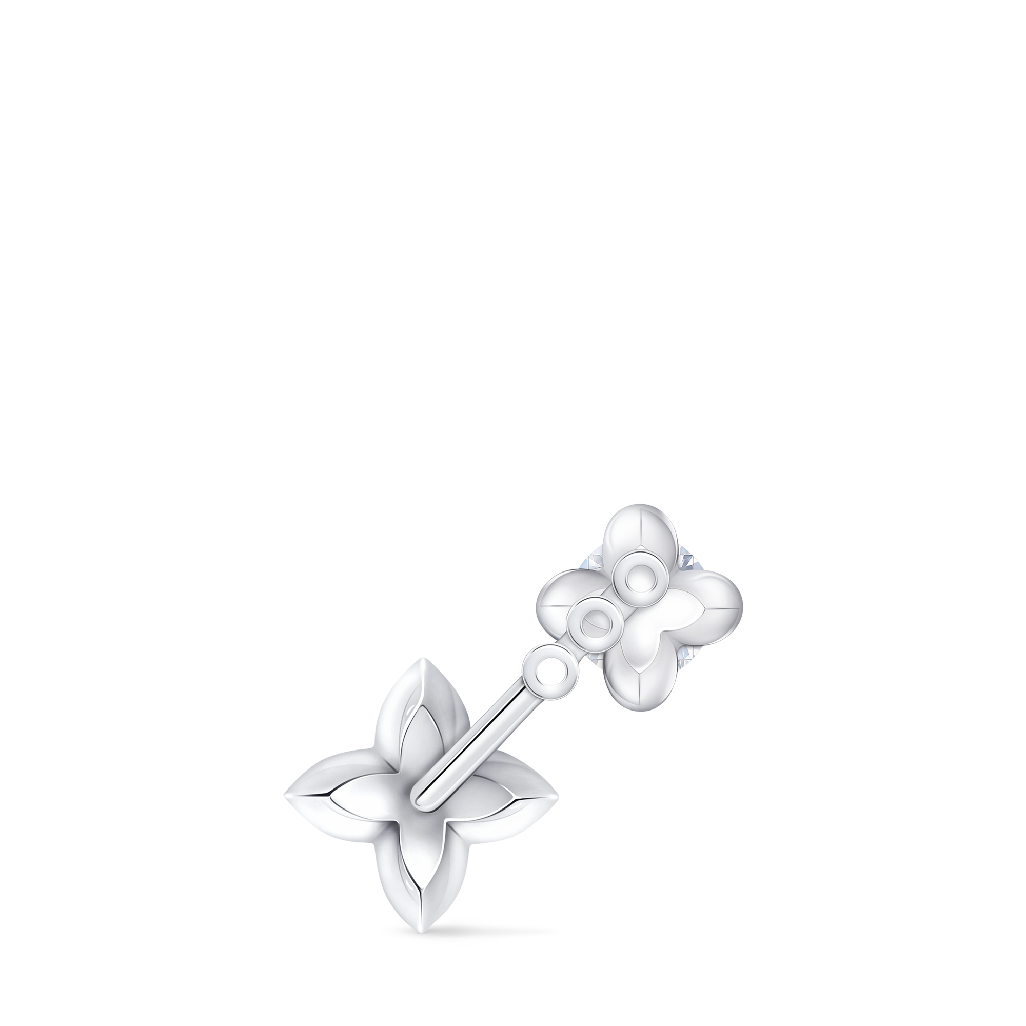 LV Diamonds doppelter Ohrstecker, runder Brillantschliff - Einzelstück  Schmuck Kollektionen LV Diamonds | LOUIS VUITTON (Zoom)