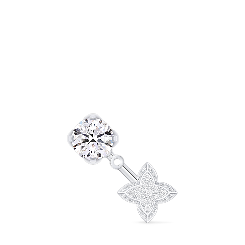 LV Diamonds doppelter Ohrstecker, runder Brillantschliff - Einzelstück Schmuck Kollektionen LV Diamonds | LOUIS VUITTON (Zoom)