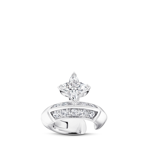 LV Diamonds doppelter Ring, runder Brillantschliff Les Extraordinaires Schmuck Haute Joaillerie | LOUIS VUITTON