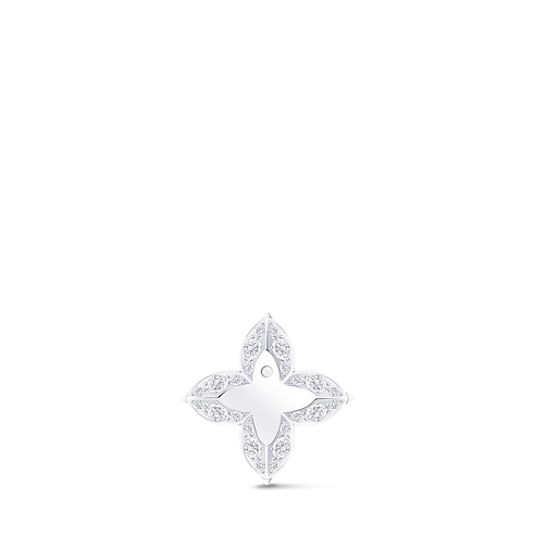 LV Diamonds Ohrstecker, LV Monogram Sternschliff - Einzelstück back view