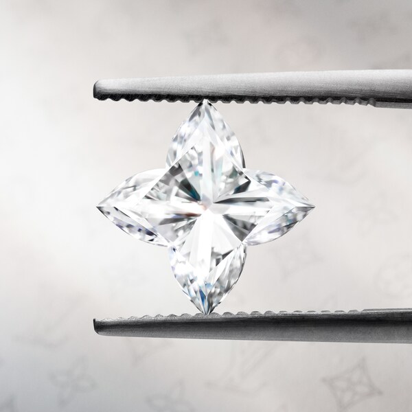 LV Diamonds Solitär-Ring, LV Monogram Sternschliff - Kollektionen ...