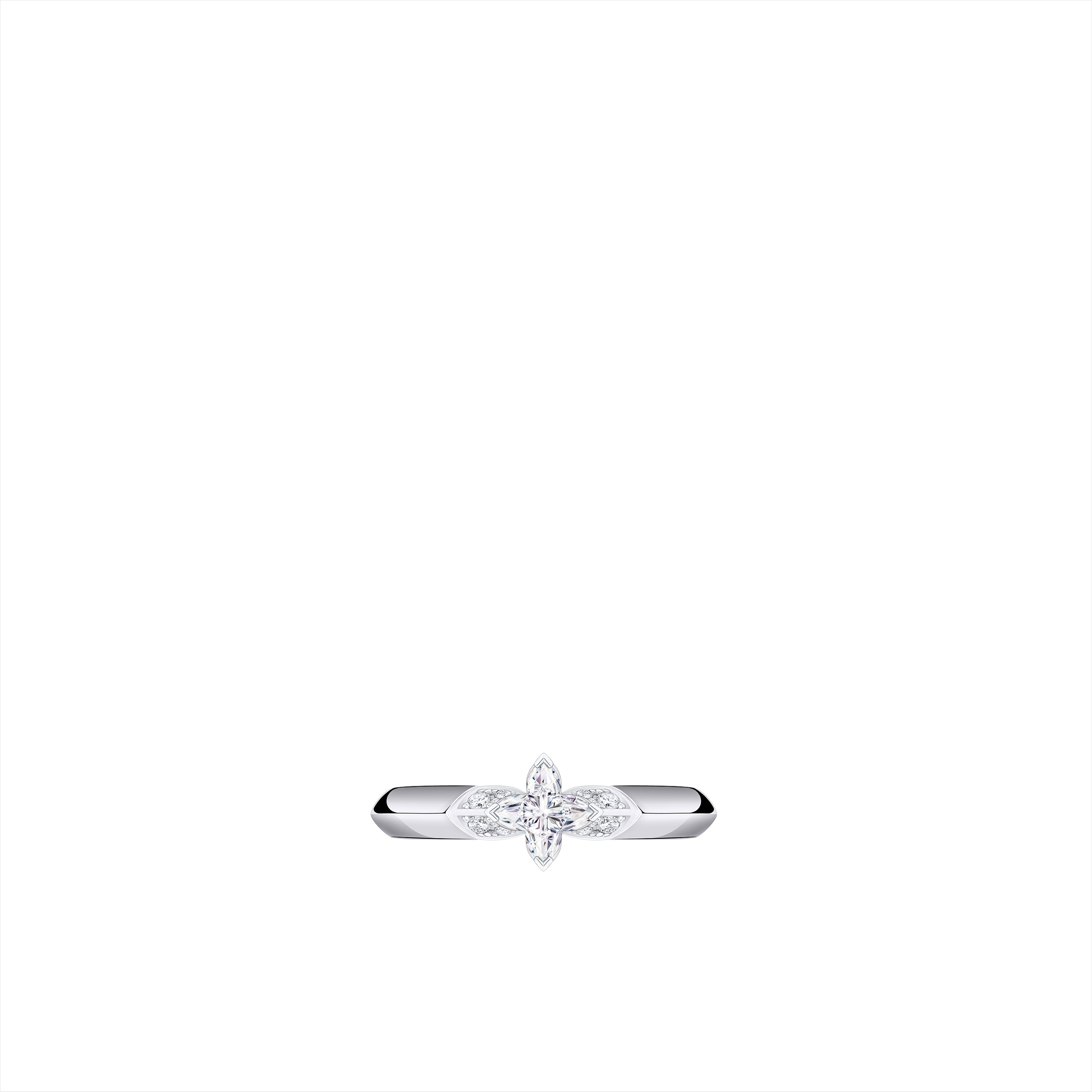 LV Diamonds Solitär-Ring, LV Monogram Sternschliff  Schmuck Kollektionen LV Diamonds | LOUIS VUITTON (Zoom)