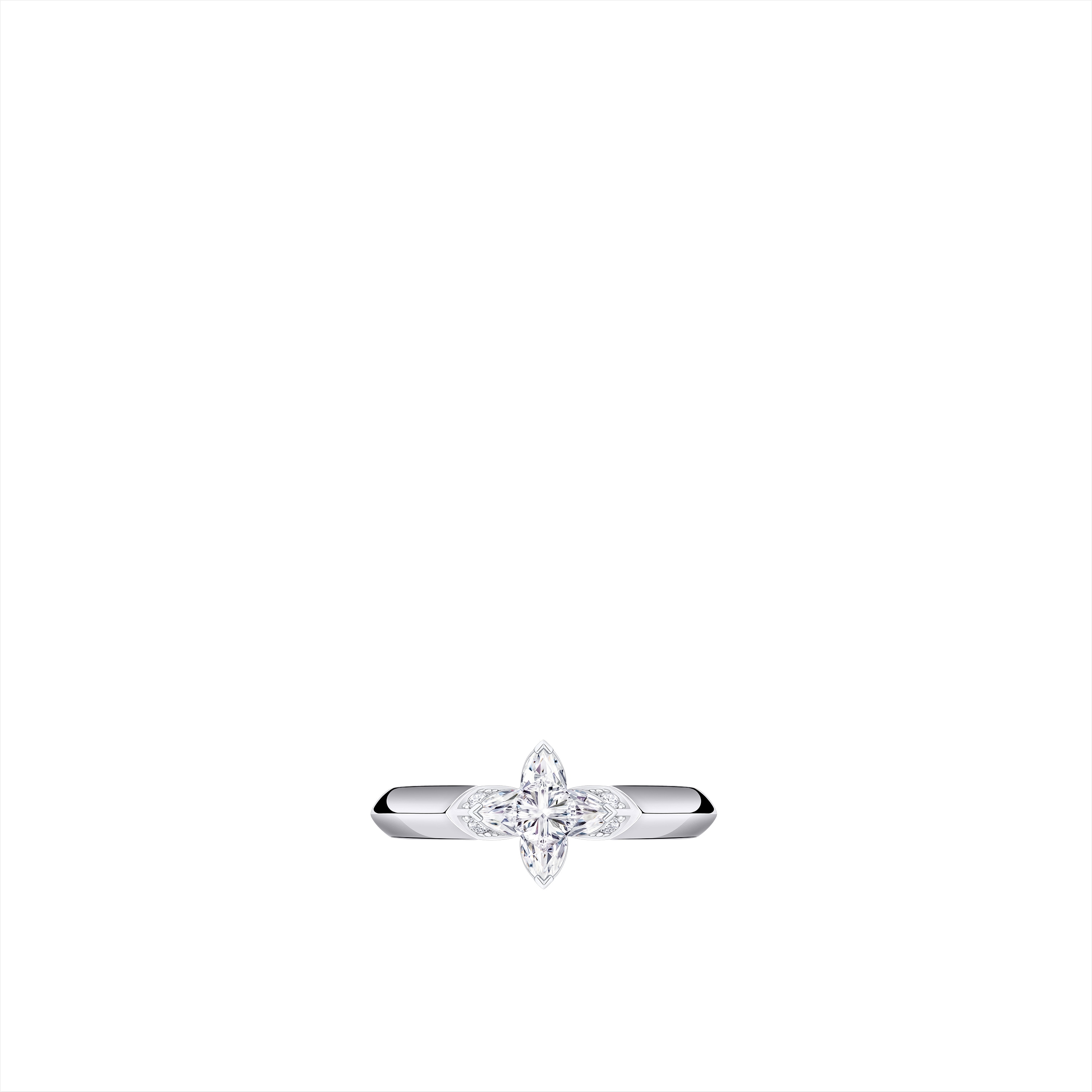 LV Diamonds Solitär-Ring, LV Monogram Sternschliff  Schmuck Kollektionen LV Diamonds | LOUIS VUITTON (Zoom)