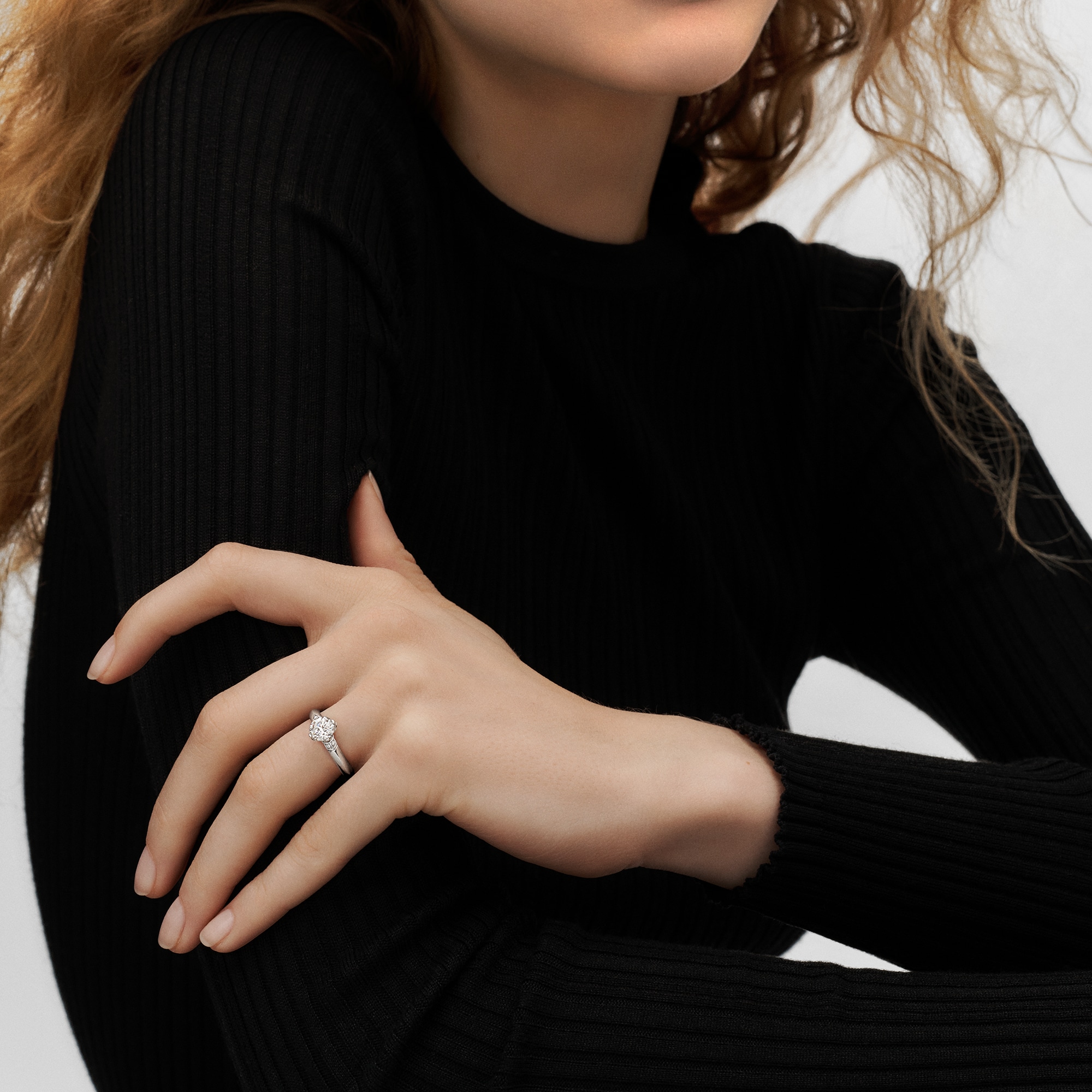 LV Diamonds Solitär-Ring, runder Brillantschliff  Schmuck Kollektionen LV Diamonds | LOUIS VUITTON (Zoom)