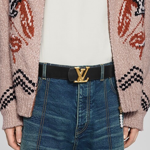 LV Dimension Monogram Landscape Wendegürtel 40 mm Herren Accessoires Gürtel | LOUIS VUITTON (Zoom)