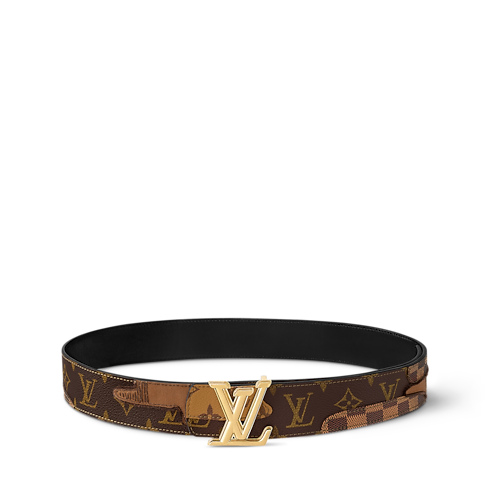LV Dimension Monogram Landscape Wendegürtel 40 mm Herren Accessoires Gürtel | LOUIS VUITTON (Zoom)