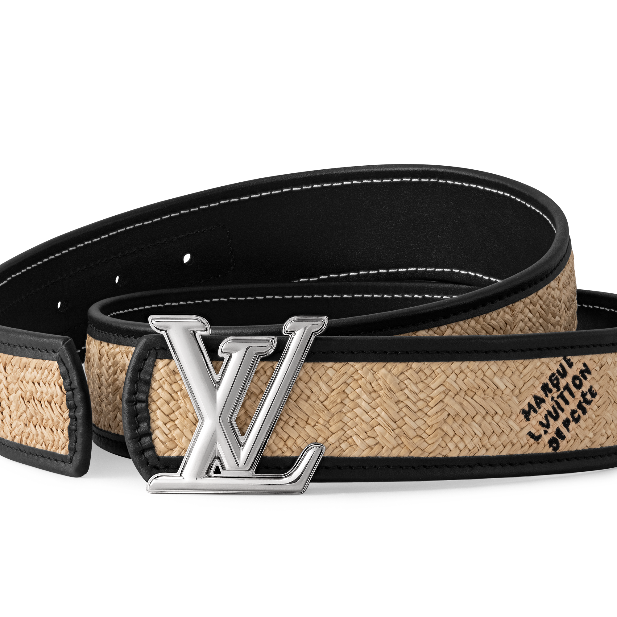 LV Dimension Raffia Wendegürtel 40 mm  Herren Accessoires Gürtel | LOUIS VUITTON (Zoom)