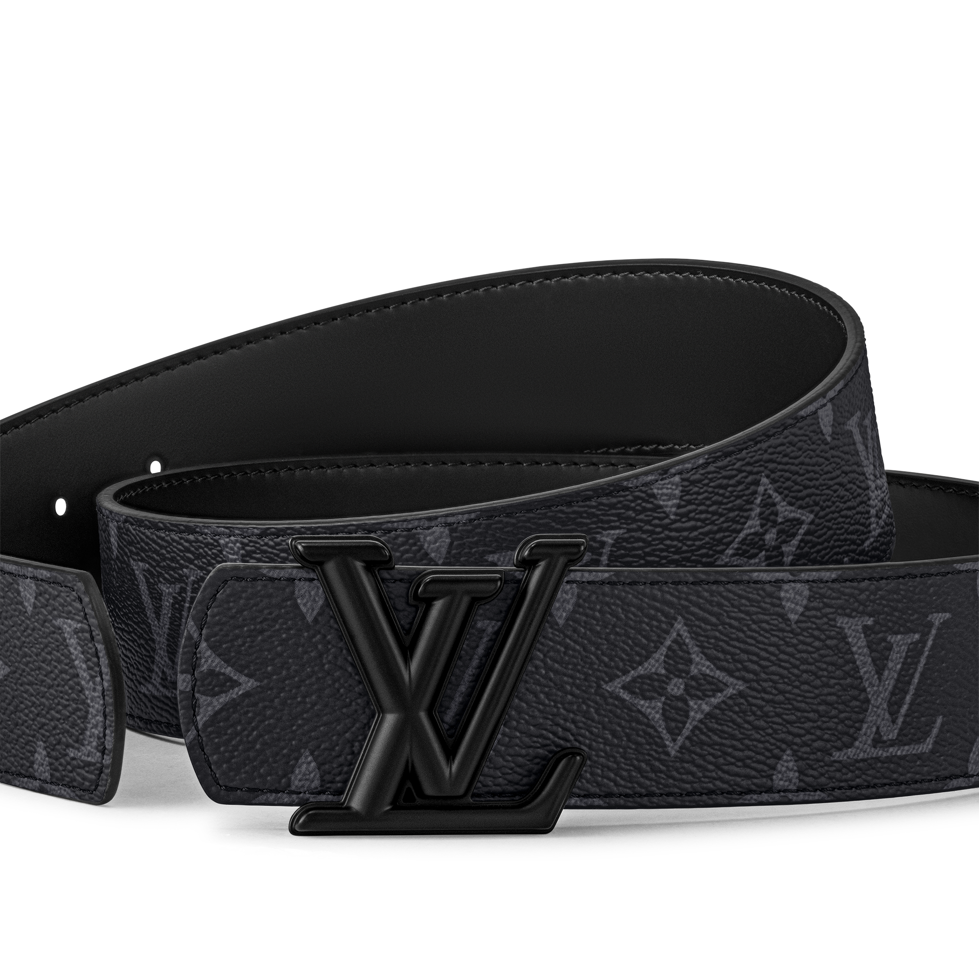 LV Dimension Wendegürtel 40 mm Monogram Eclipse Canvas Herren Accessoires Gürtel | LOUIS VUITTON (Zoom)