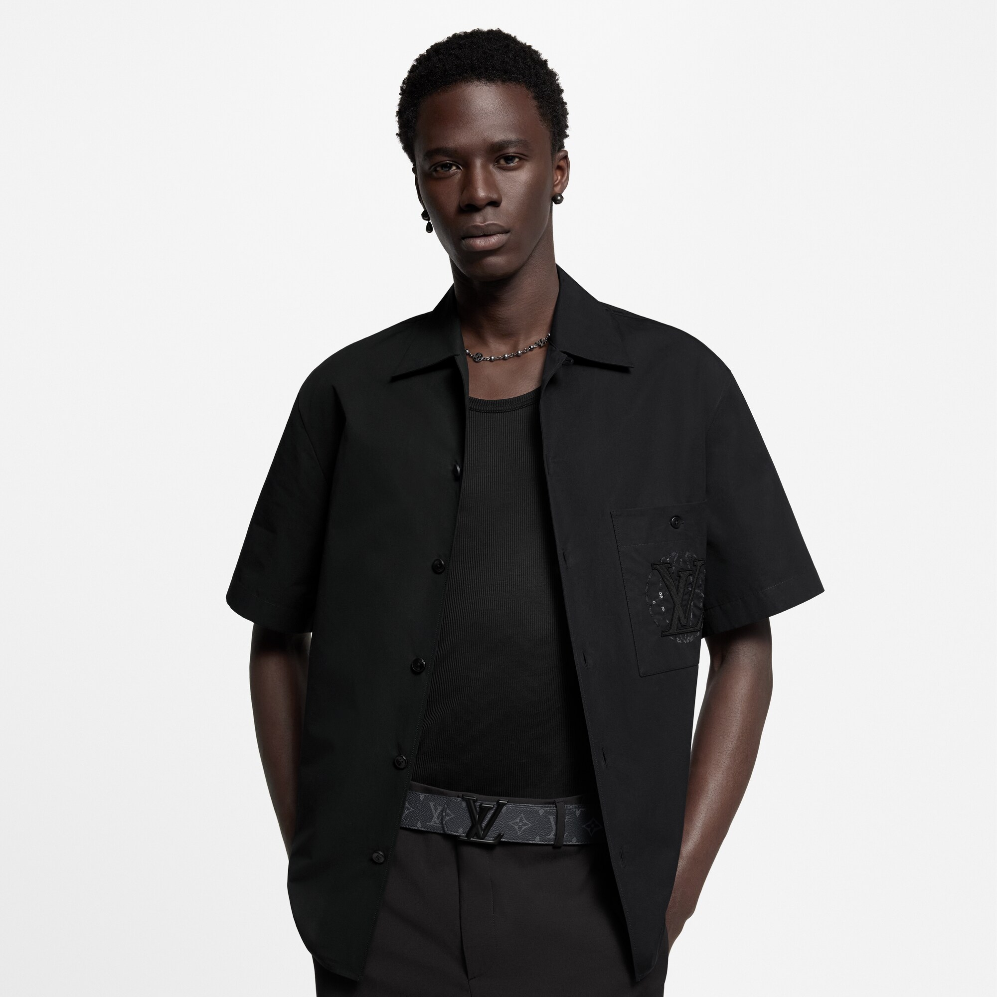 LV Dimension Wendegürtel 40 mm Monogram Eclipse Canvas Herren Accessoires Gürtel | LOUIS VUITTON (Zoom)