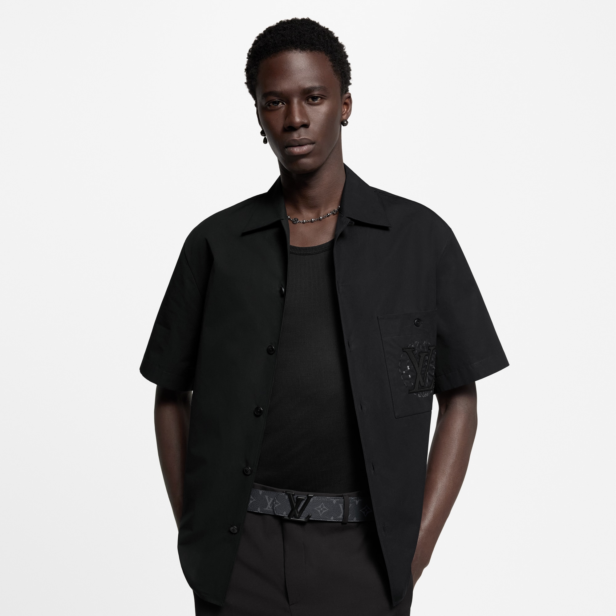 LV Dimension Wendegürtel 40 mm Monogram Eclipse Canvas Herren Accessoires Gürtel | LOUIS VUITTON (Zoom)