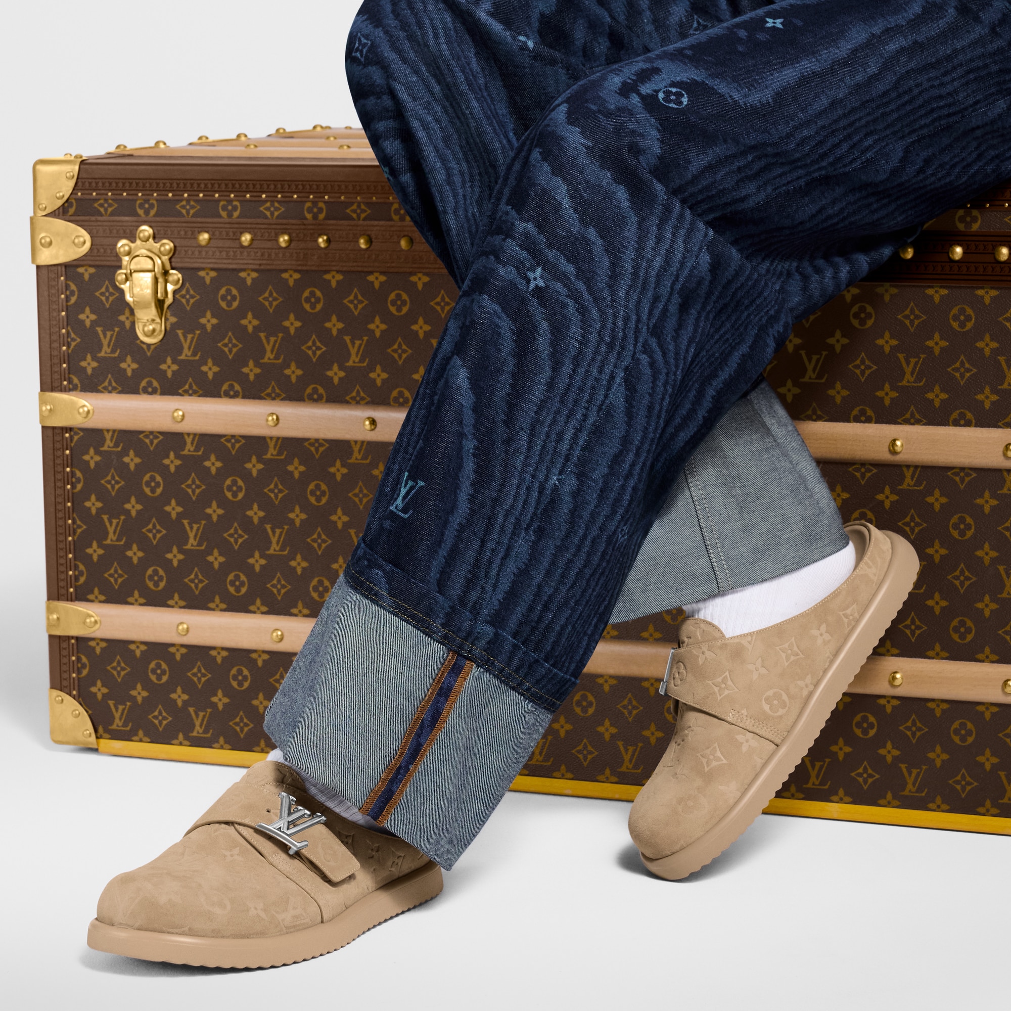 LV Easy Pantolette  Herren Schuhe Sandalen | LOUIS VUITTON (Zoom)