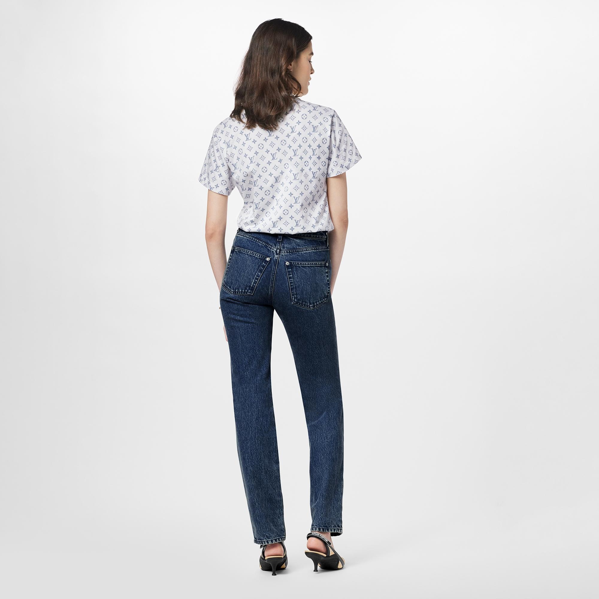 LV Escale Bedrucktes T-Shirt  Damen Ready to Wear Tops | LOUIS VUITTON (Zoom)