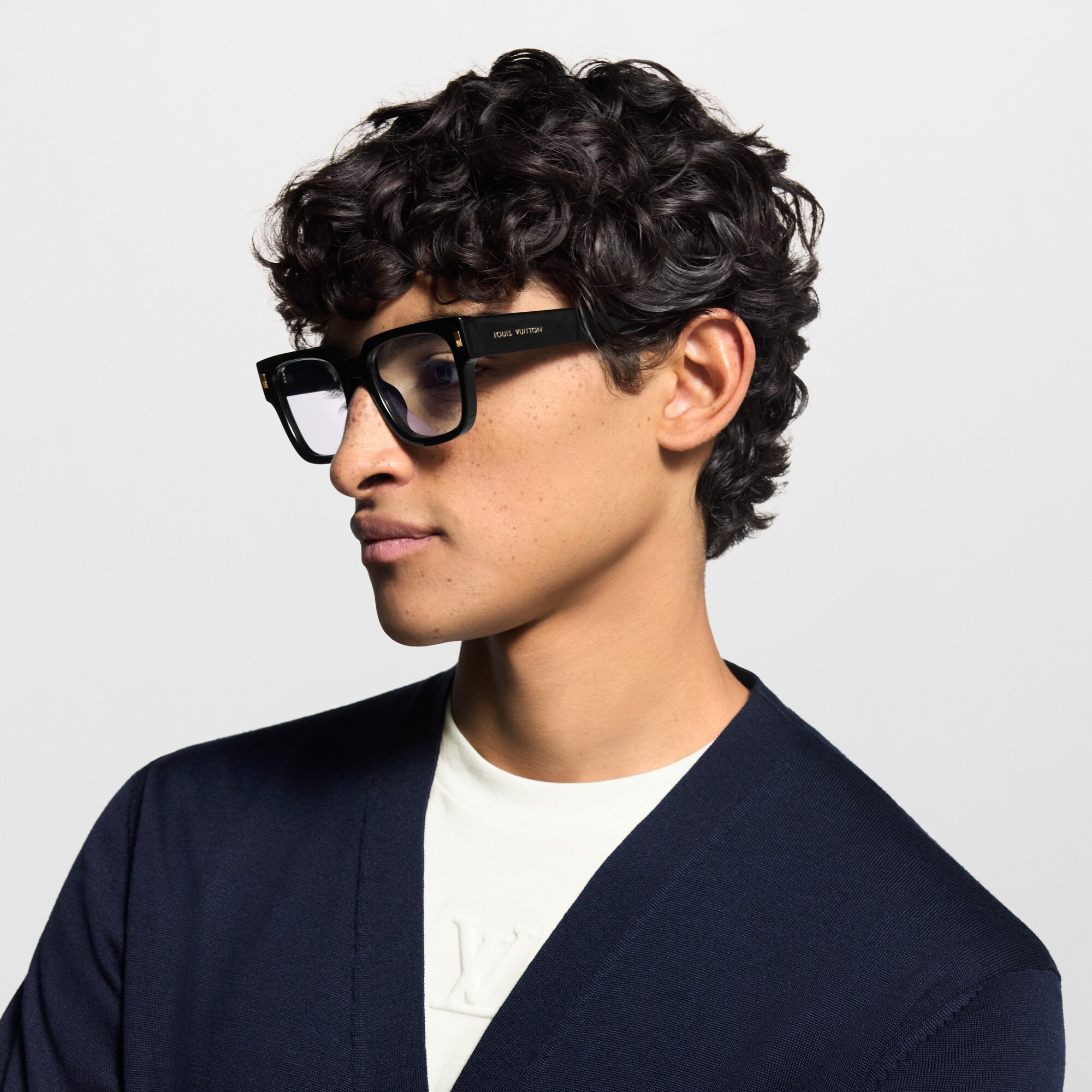 LV Escape Square Brille mit Blaulichtfilter S00 Herren Accessoires Sonnenbrillen | LOUIS VUITTON (Zoom)