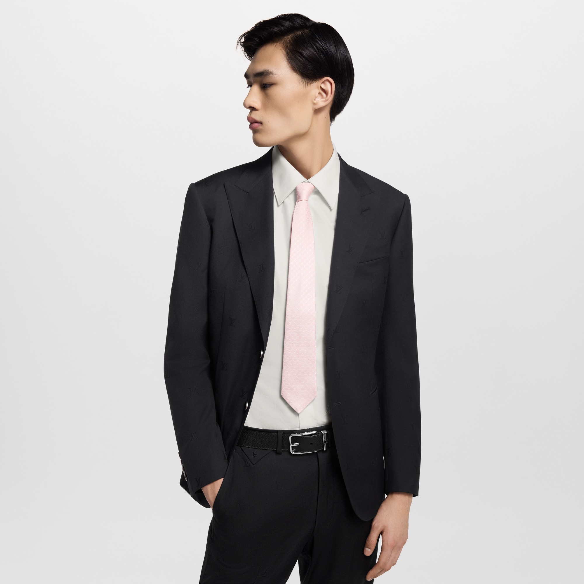 LV Fishnet Krawatte S00 Herren Accessoires Krawatten und Einstecktücher  | LOUIS VUITTON (Zoom)