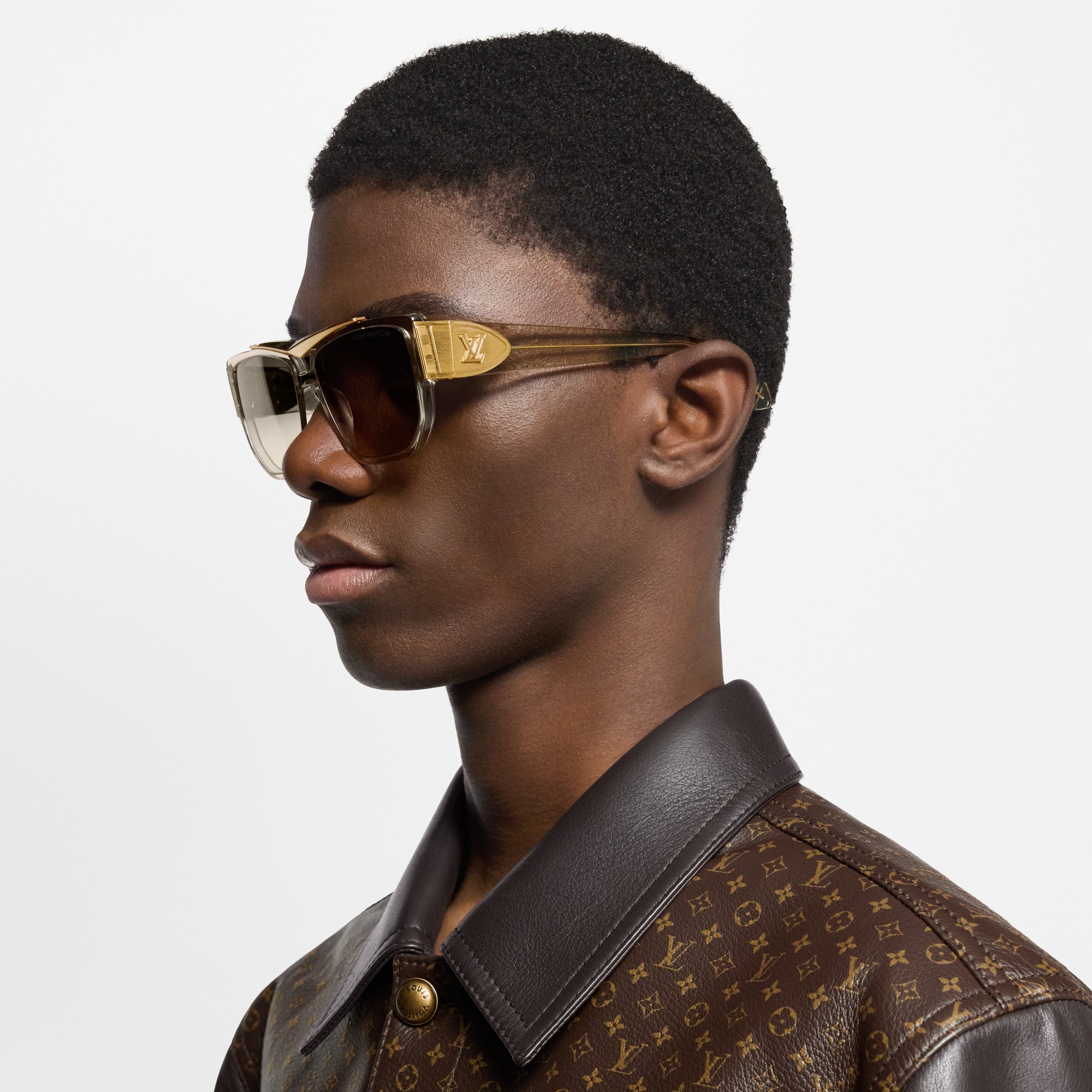 LV Flight Square Sonnenbrille S00 Herren Accessoires Sonnenbrillen | LOUIS VUITTON (Zoom)