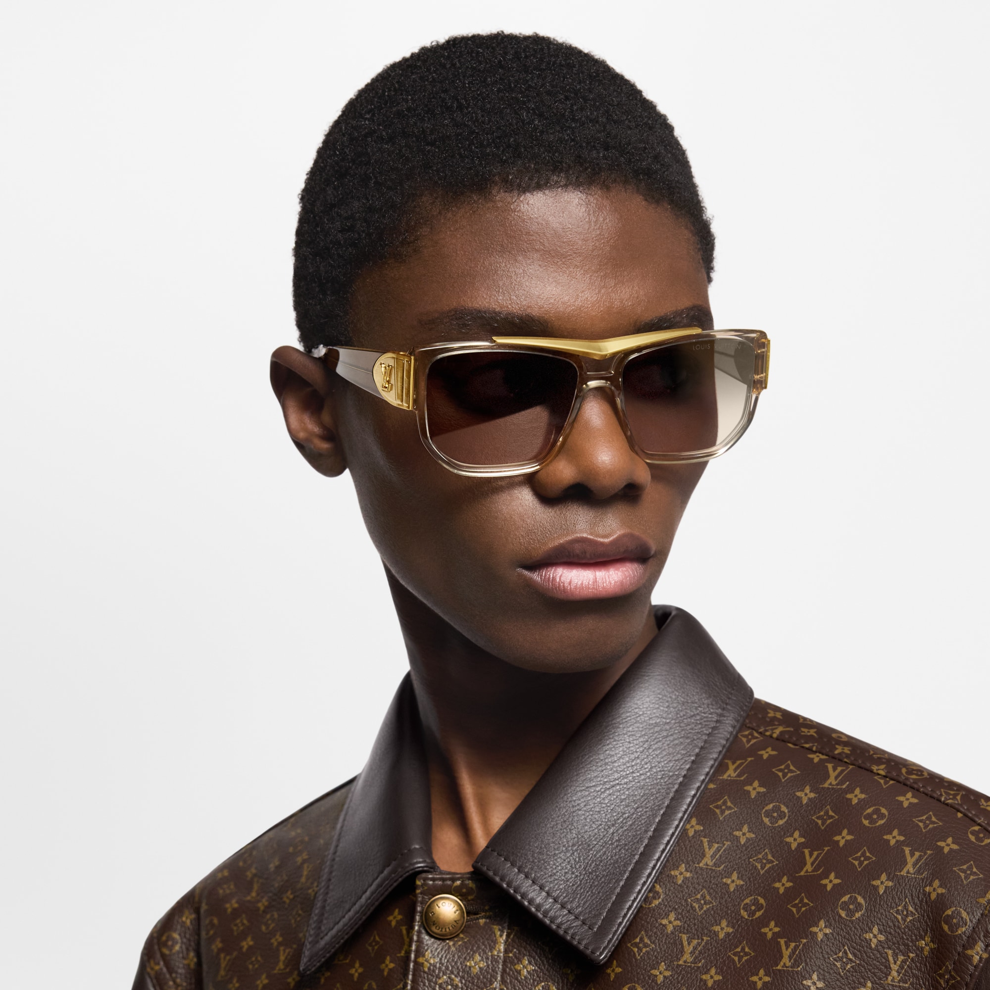 LV Flight Square Sonnenbrille S00 Herren Accessoires Sonnenbrillen | LOUIS VUITTON (Zoom)