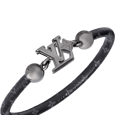 LV Flower Armband Monogram Eclipse Canvas Herren Modeschmuck Armbänder | LOUIS VUITTON (Zoom)