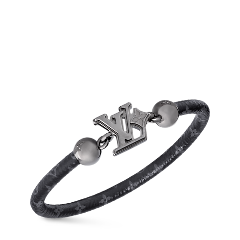 LV Flower Armband Monogram Eclipse Canvas Herren Modeschmuck Armbänder | LOUIS VUITTON (Zoom)