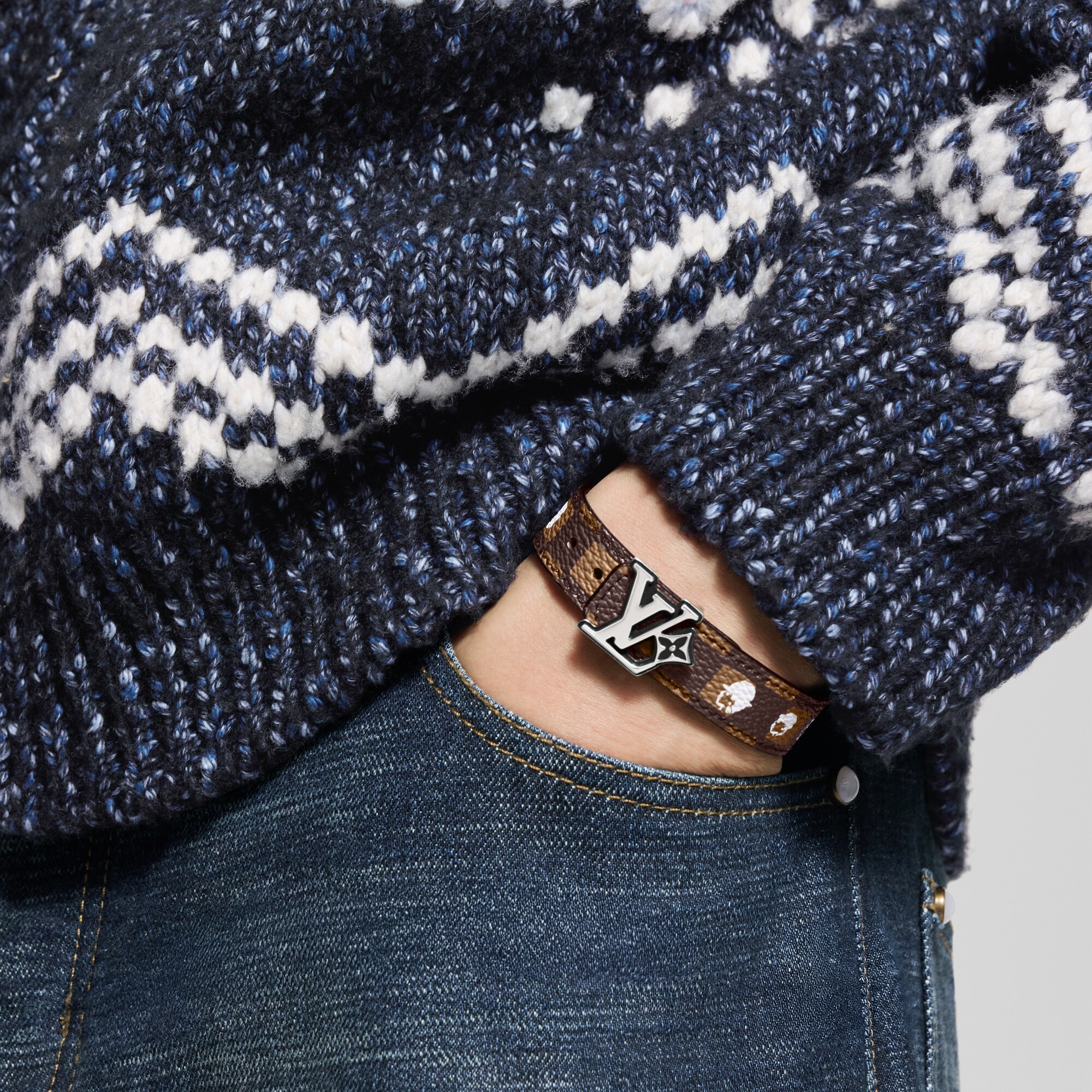 LV Flower Damier Phriendship Wende-Armband  Herren Modeschmuck Armbänder | LOUIS VUITTON (Zoom)