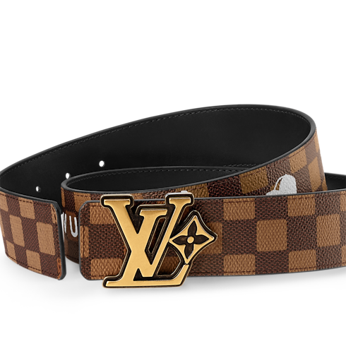 LV Flower Damier Phriendship Wendegürtel 40 mm Herren Accessoires Gürtel | LOUIS VUITTON (Zoom)