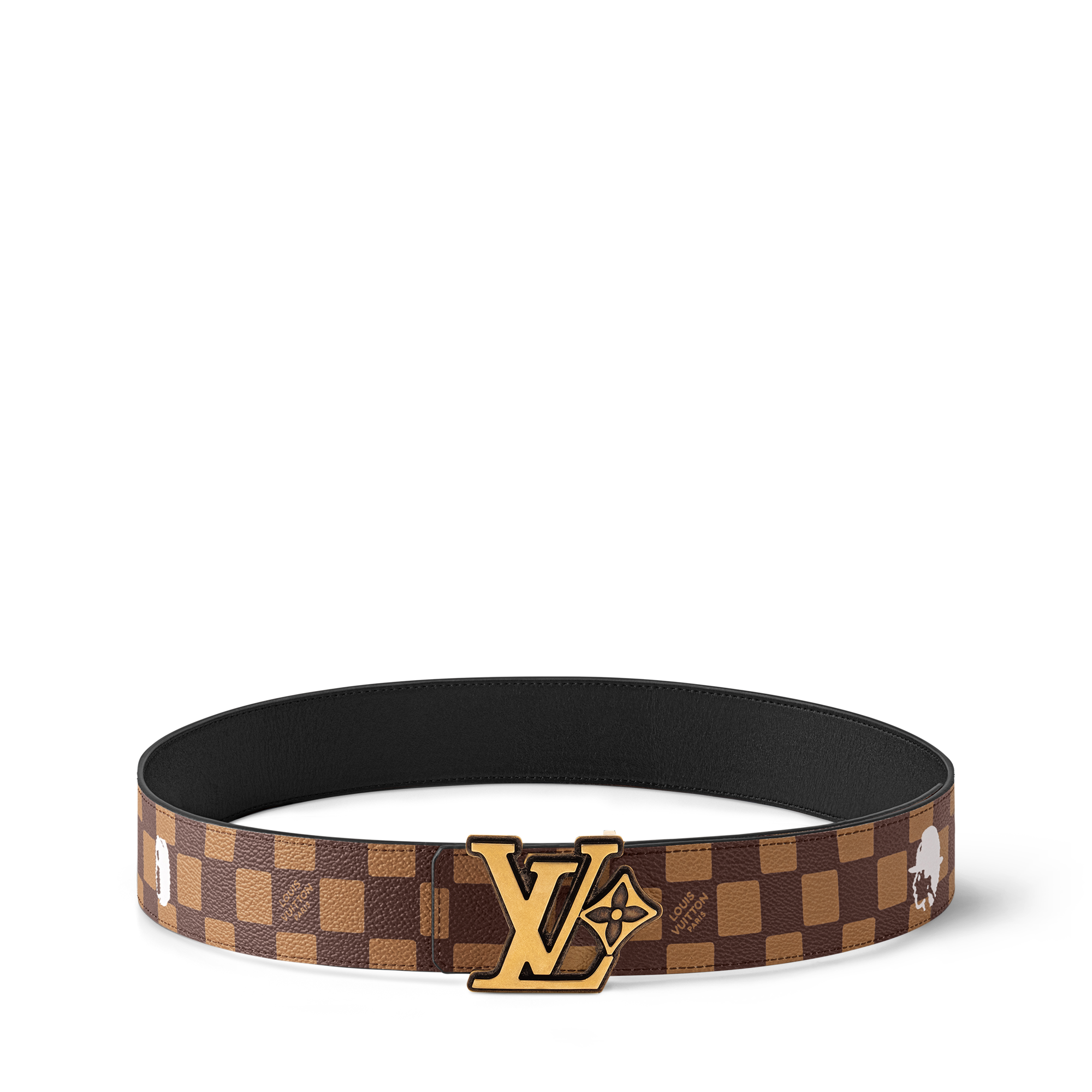 LV Flower Damier Phriendship Wendegürtel 40 mm  Herren Accessoires Gürtel | LOUIS VUITTON (Zoom)