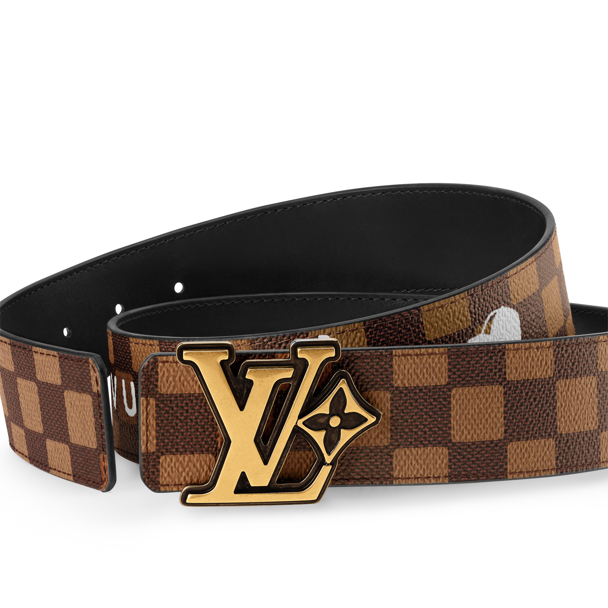 LV Flower Damier Phriendship Wendegürtel 40 mm  Herren Accessoires Gürtel | LOUIS VUITTON (Zoom)