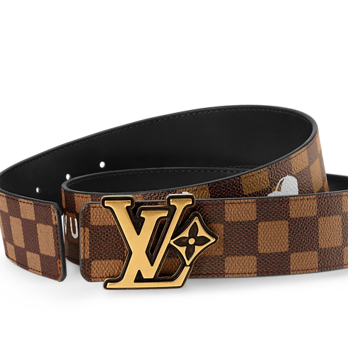 LV Flower Damier Phriendship Wendegürtel 40 mm Herren Accessoires Gürtel | LOUIS VUITTON (Zoom)