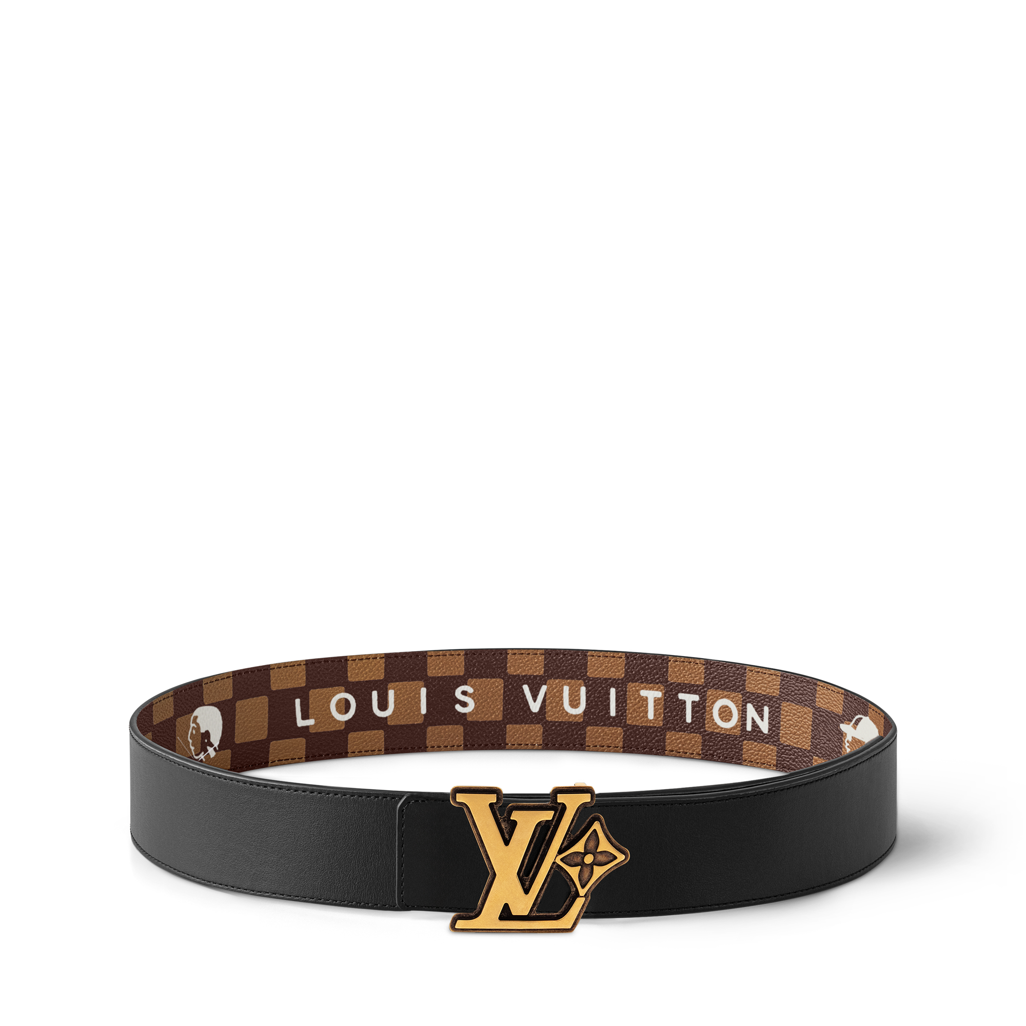 LV Flower Damier Phriendship Wendegürtel 40 mm  Herren Accessoires Gürtel | LOUIS VUITTON (Zoom)