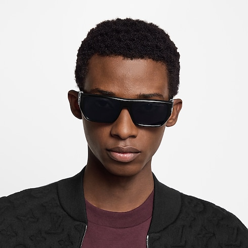 LV Flower Low Square Sonnenbrille S00 Herren Accessoires Sonnenbrillen | LOUIS VUITTON (Zoom)