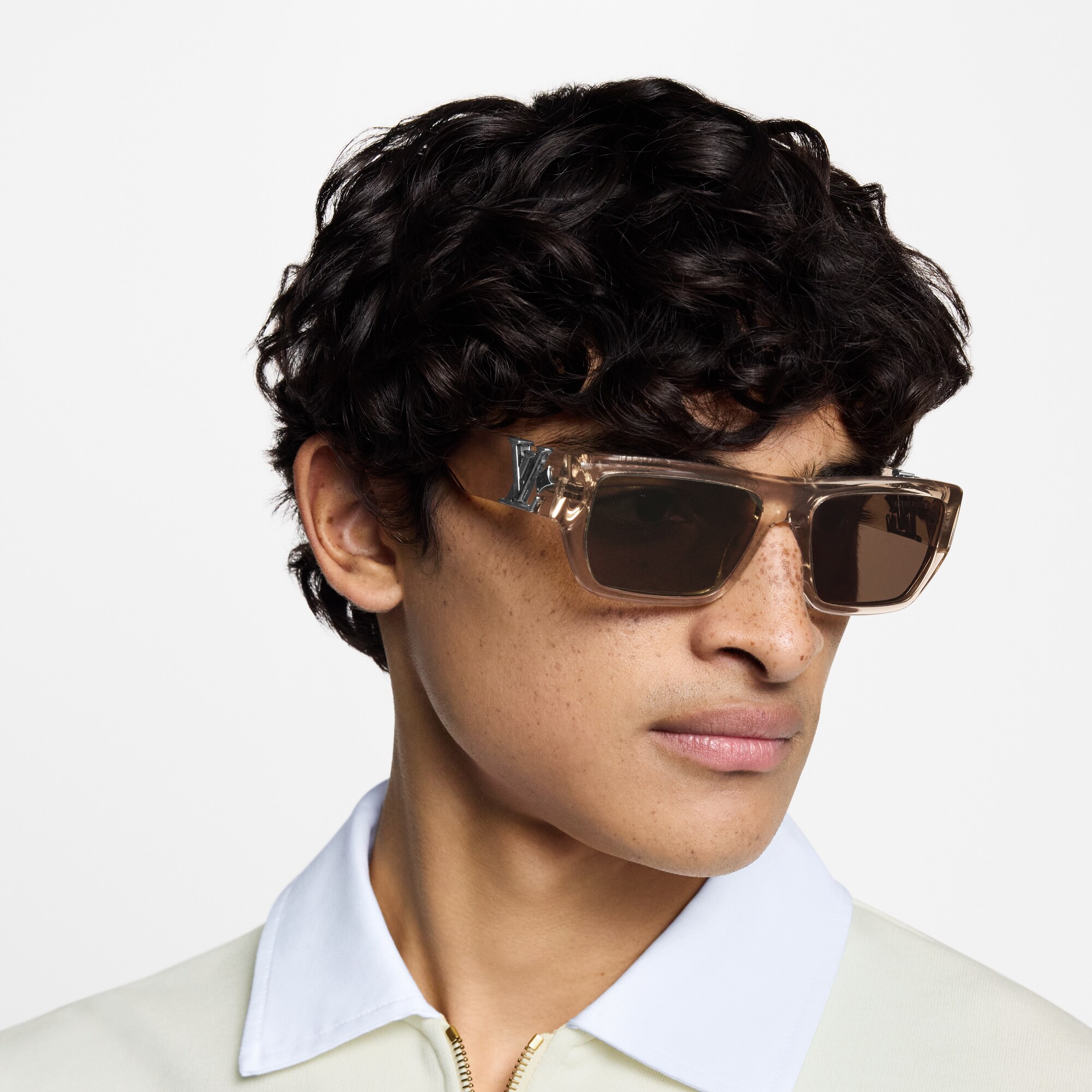 LV Flower Low Square Sonnenbrille S00 Herren Accessoires Sonnenbrillen | LOUIS VUITTON (Zoom)