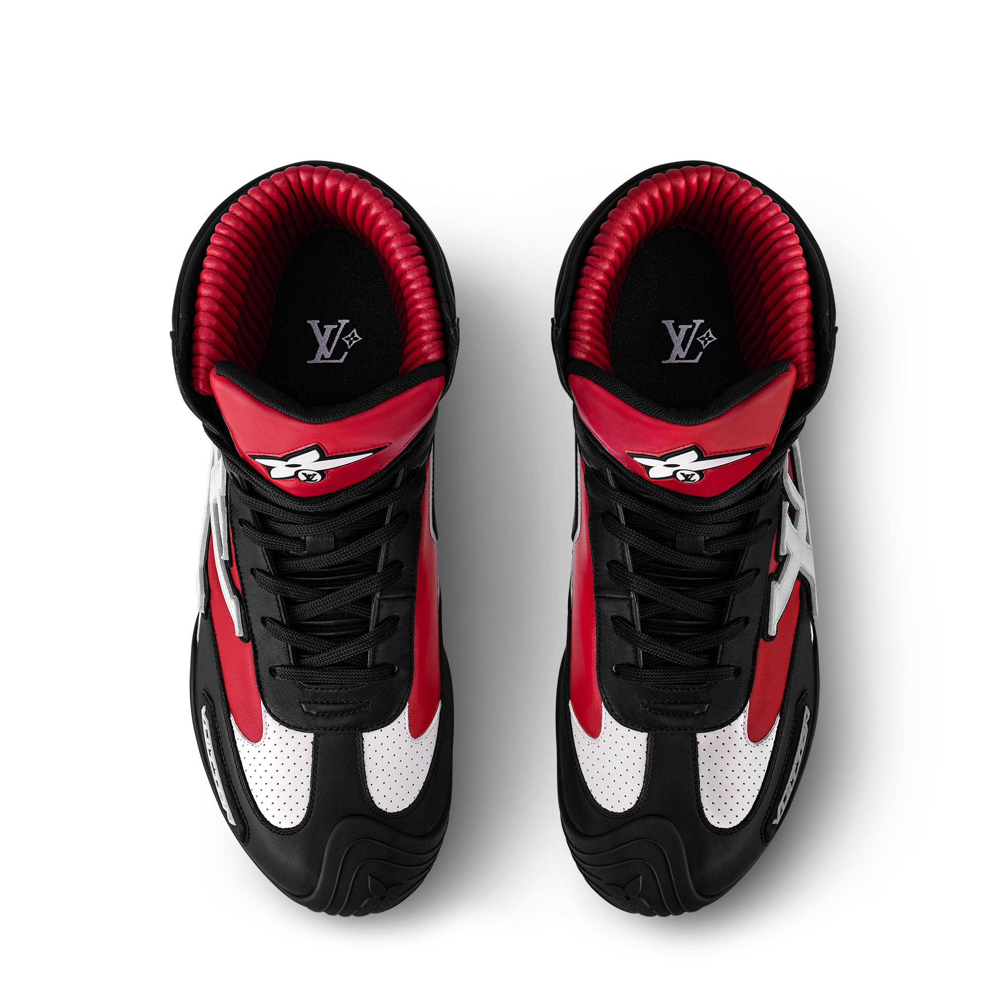 LV Footprint Racing High Top Sneaker  Herren Schuhe Sneakers | LOUIS VUITTON (Zoom)