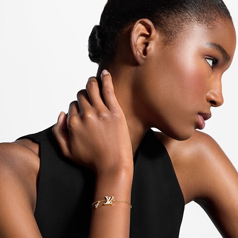LV Iconic Armband mit Emaille cropped worn view