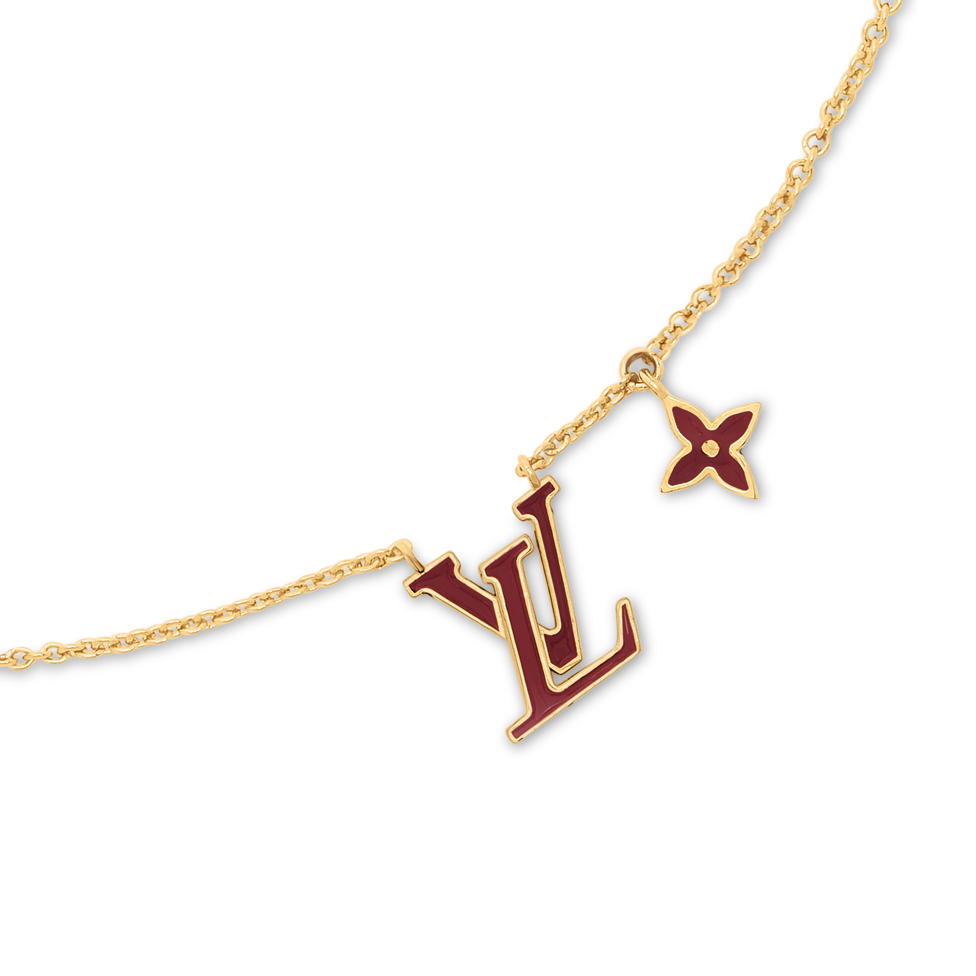 LV Iconic Halskette mit Emaille S00 Damen Modeschmuck Alle Modeschmuckstücke | LOUIS VUITTON (Zoom)